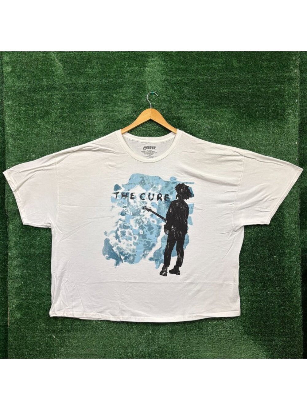 The Cure Boys Don't Cry Gothic Metal Band Oversized T-Shirt Size 2XL